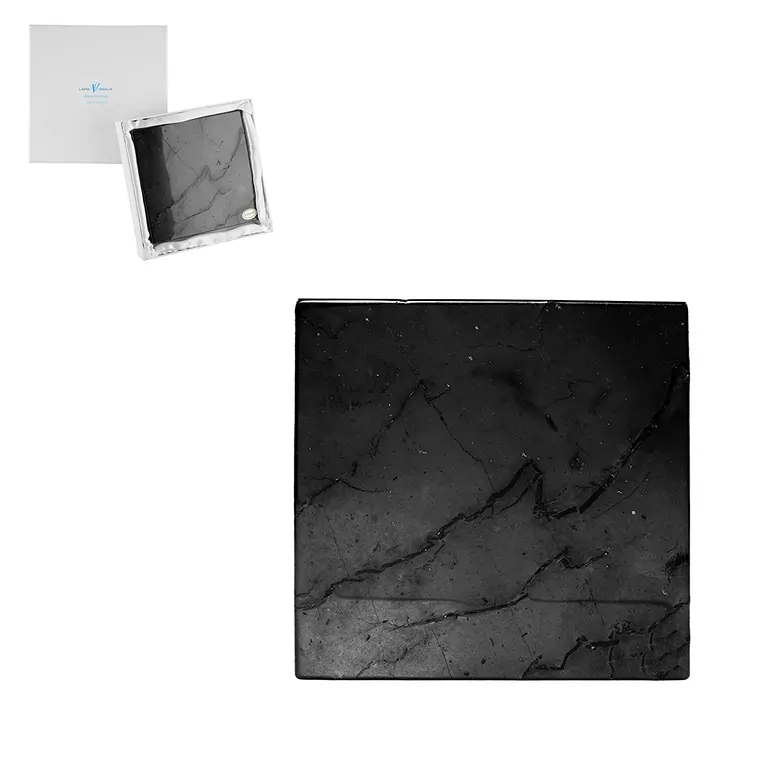 Platte Schungit, 08 x 08cm – Bild 3