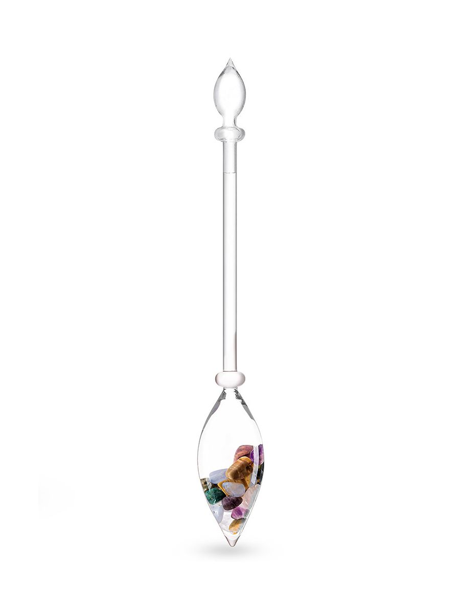VitaJuwel "Fünf Elemente" (Amethyst, Chalcedon, versteinertes Holz, Rosenquarz, Ozeanjaspis) – Bild 3