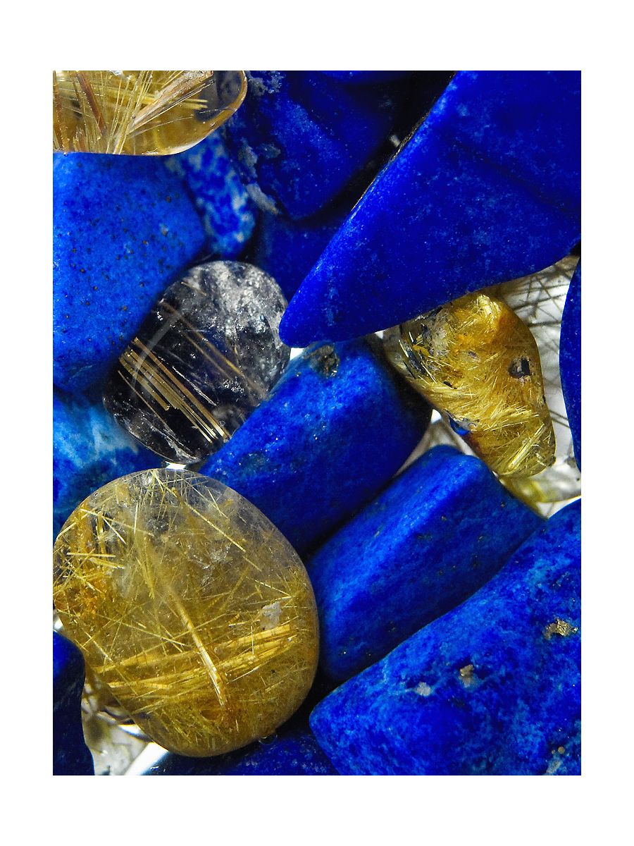 VitaJuwel "Inspiration" (Lapis Lazuli, Rutilquarz) – Bild 2