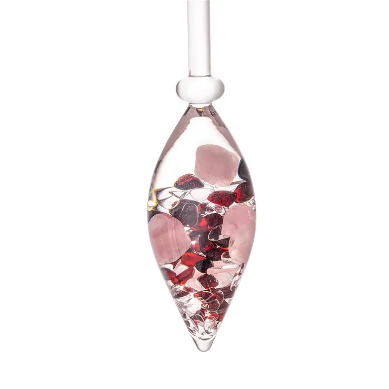 VitaJuwel "Love" (Rosenquarz, Granat, Bergkristall)