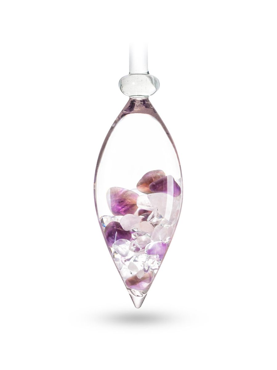 VitaJuwel "Wellness / Grundmischung" (Amethyst, Bergkristall, Rosenquarz)