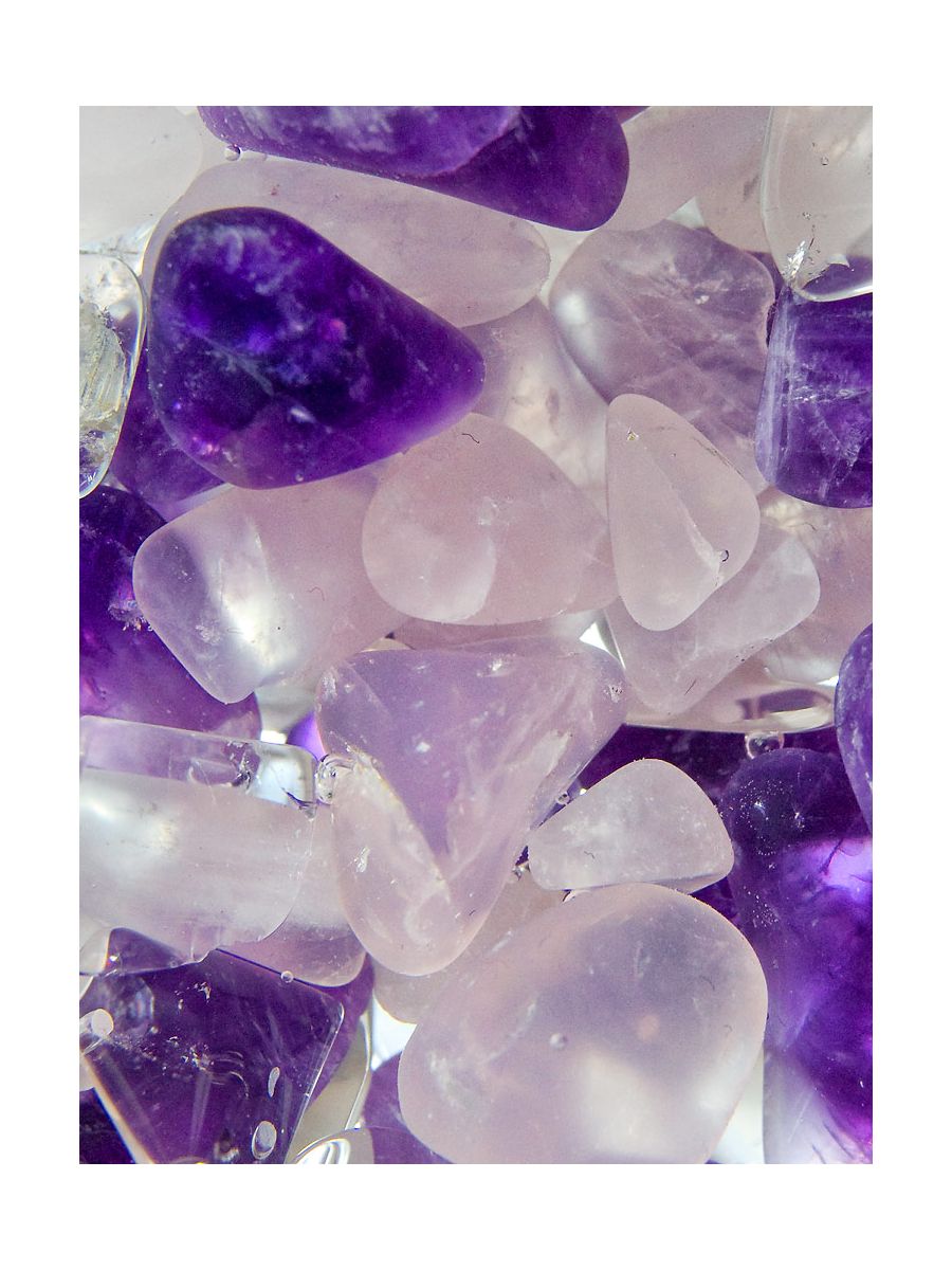 VitaJuwel "Wellness / Grundmischung" (Amethyst, Bergkristall, Rosenquarz) – Bild 2