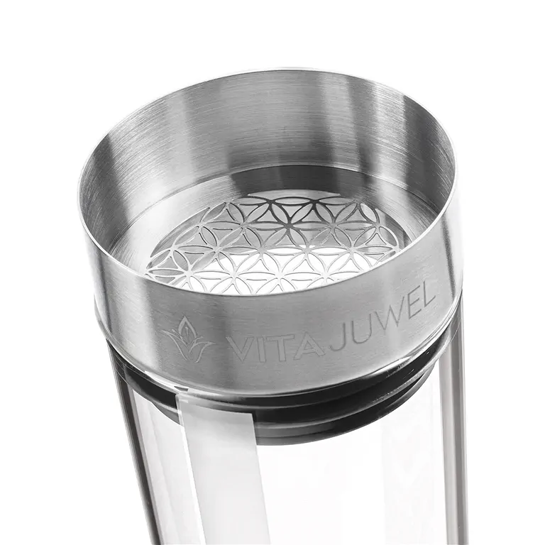VitaJuwel Wasserkaraffe "Sana" Premium (Edelstahl) – Bild 2