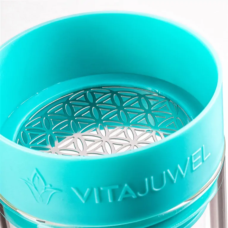 VitaJuwel Wasserkaraffe "Sana" Ocean Blue – Bild 3